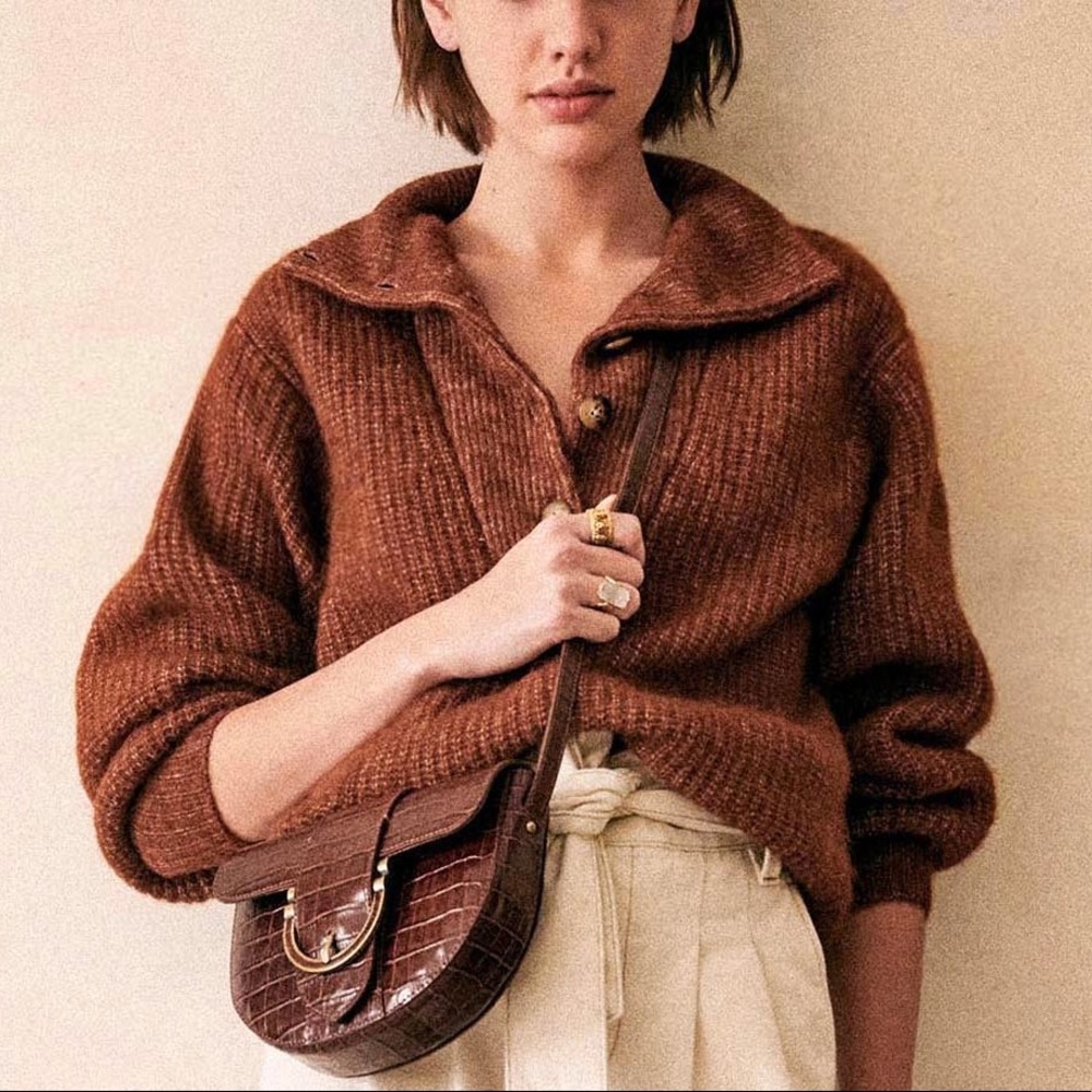 BRAND NEW Sézane Micky Jumper (Brown)